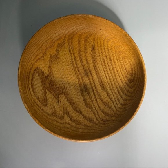 🎉4 for $20🎉Wooden Bowl 7 inches by 2 Inches Unkown Brand - Picture 2 of 9